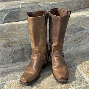 FRYE Women's Leather O-Ring Harness Boots - Size 7